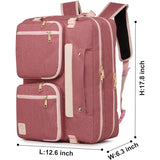 seyfocnia Convertible 3 in 1 Laptop Backpack,Messenger Backpack Satchel Bag Briefcase Handbag Shoulder Bag