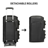 Rolling Garment Bags for Travel,Convertible Duffle Garment Bag Roller Bags for Travel Carry on Garment Bag with Wheels Luggage Rolling Weekender Roller Duffle Bags for Travel-Black