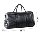 Oversized Waterproof Leather Travel Duffel Bag