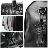 Oversized Waterproof Leather Travel Duffel Bag